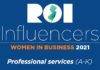 ROI Influencers: Women in Business 2021 — Professional services (A-K)
