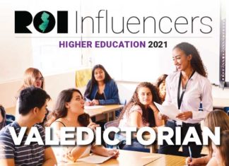 ROI Influencers: Higher Education 2021 — Valedictorian