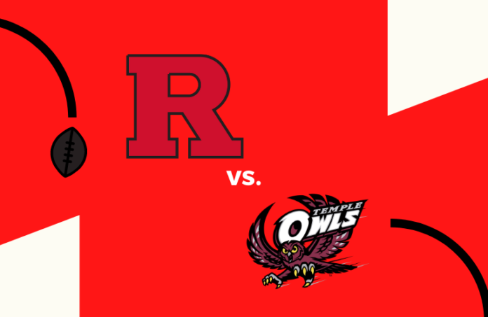 Rutgers football logo, Temple football logo