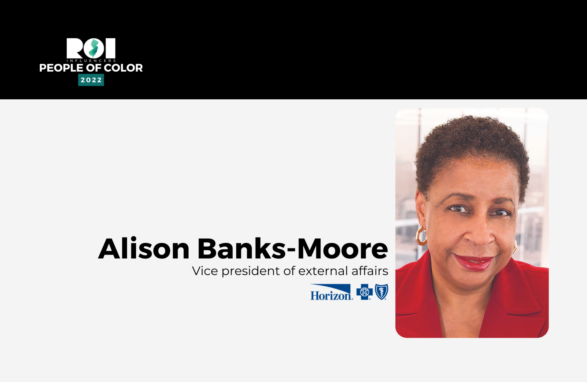 ROI Influencers: People of Color 2022 — Alison Banks-Moore | ROI-NJ