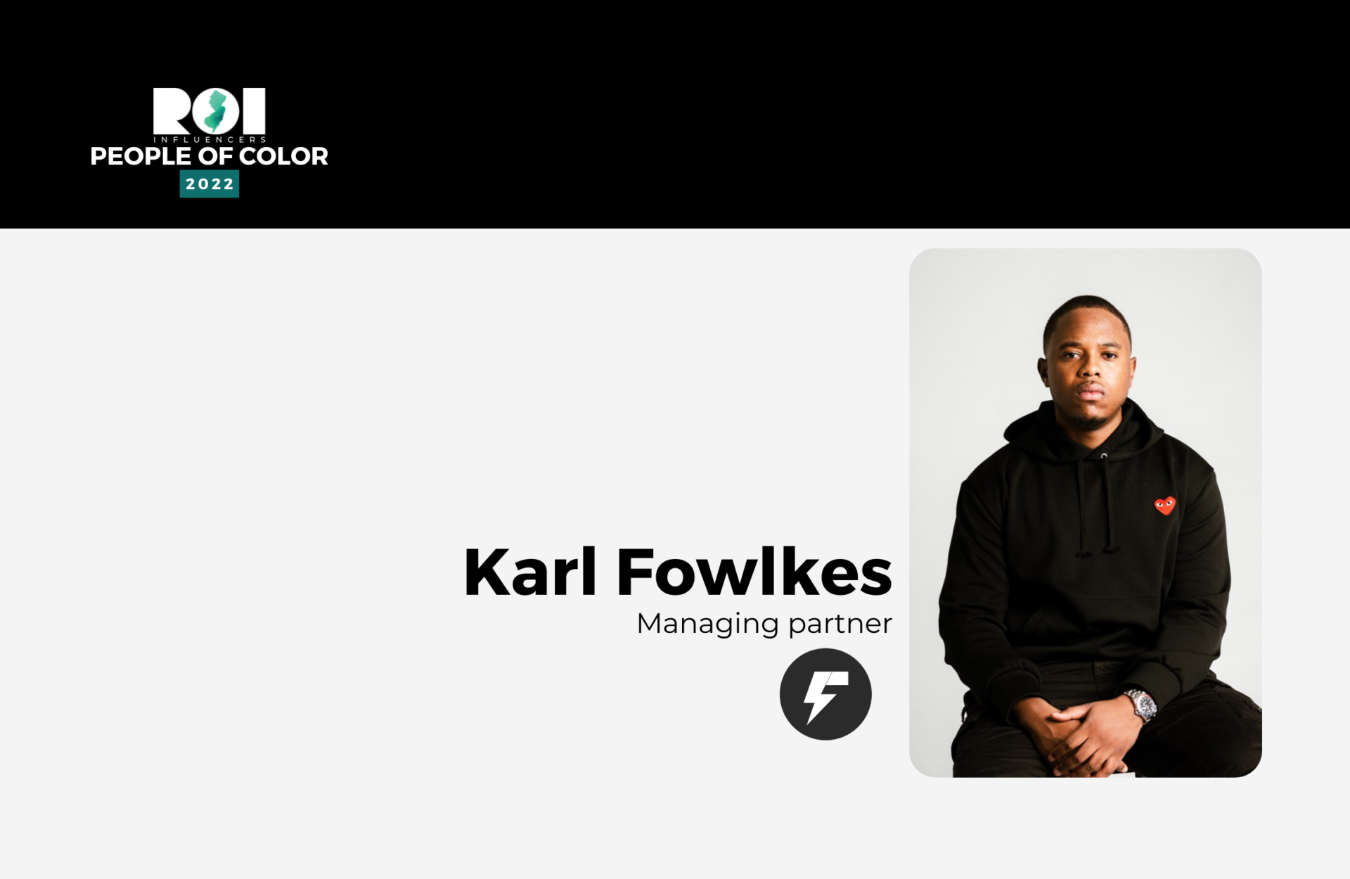 ROI Influencers: People of Color 2022 — Karl Fowlkes | ROI-NJ