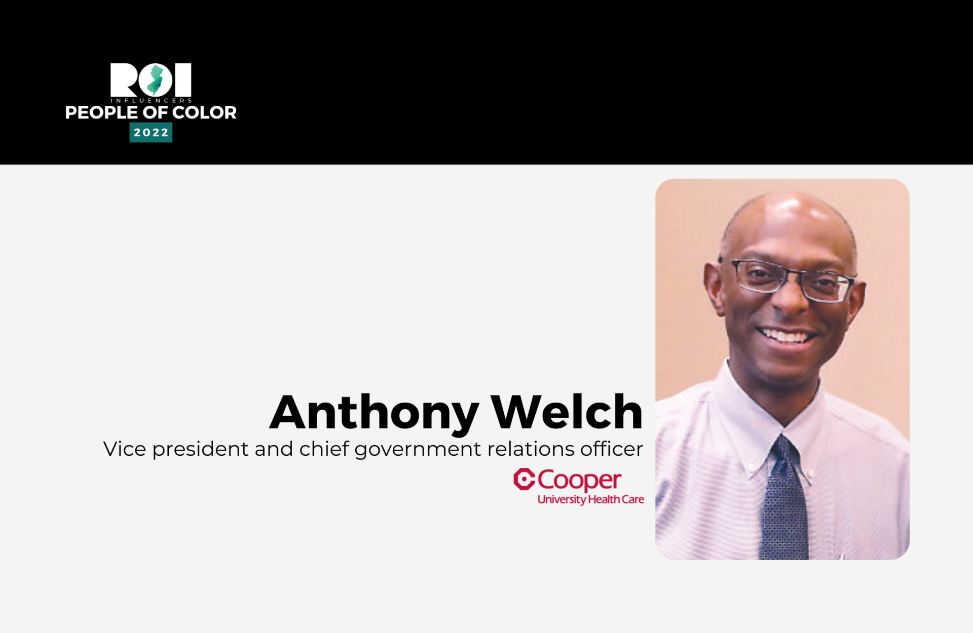 ROI Influencers: People of Color 2022 — Anthony Welch | ROI-NJ