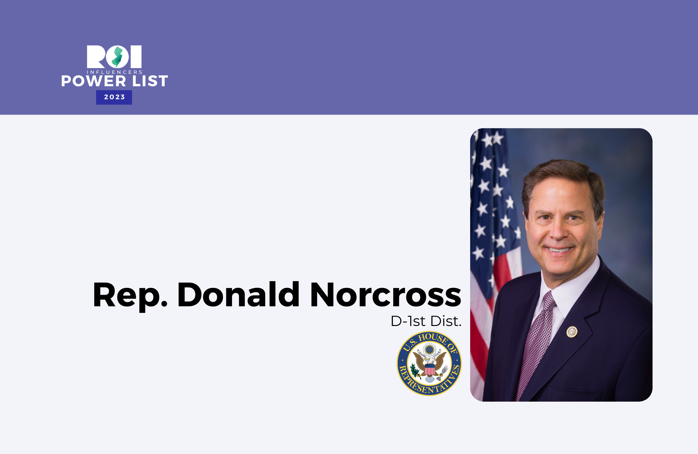 Norcross, Rep. Donald