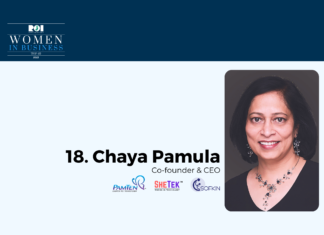 ROI Influencers: Women in Business 2023; Top 40 — Chaya Pamula