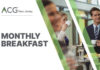 ACG New Jersey to hold its Monthly Breakfast Meeting on March 21