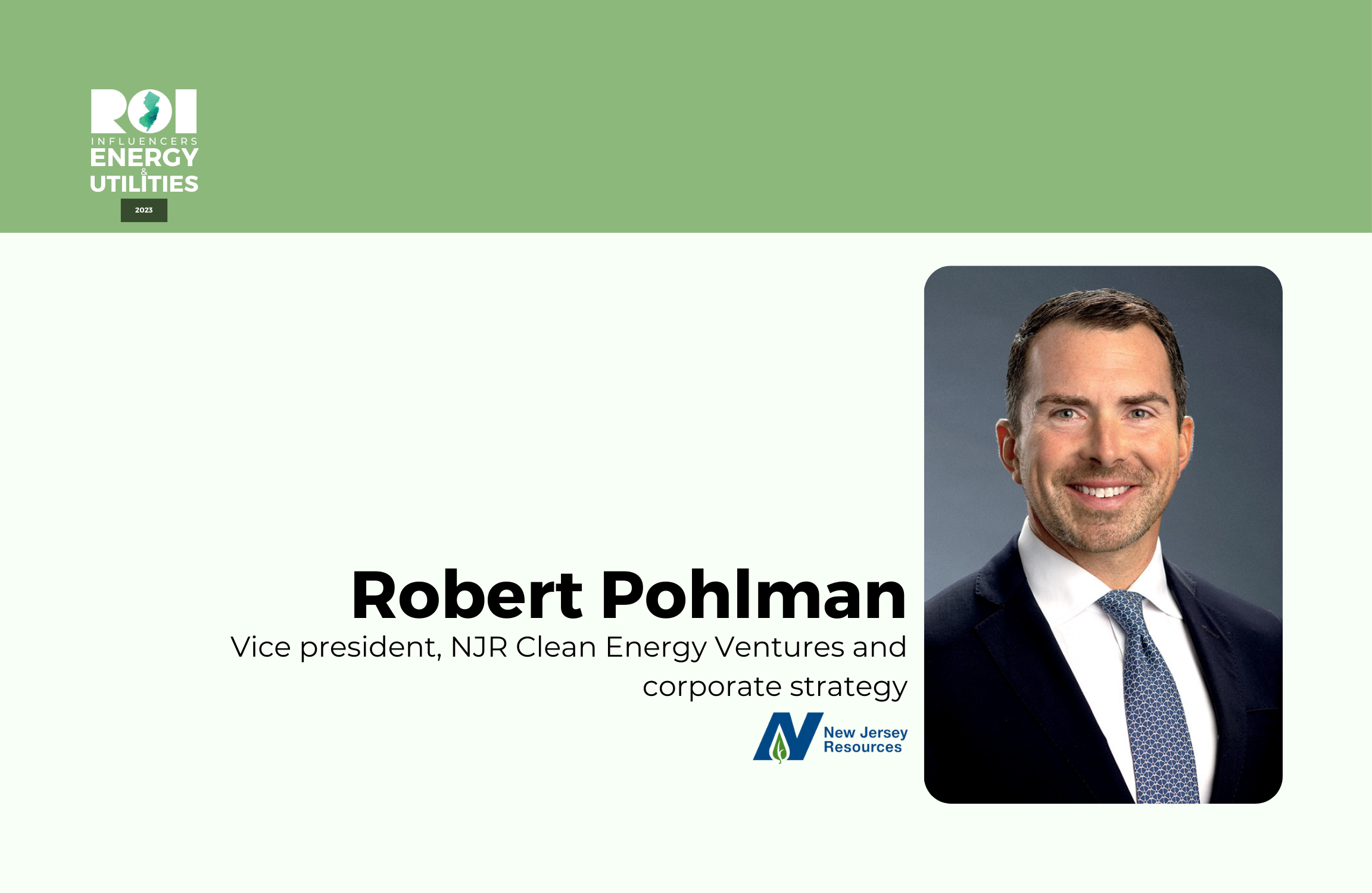 Pohlman_Robert _ROI Influencers_Energy and Utilities 2023
