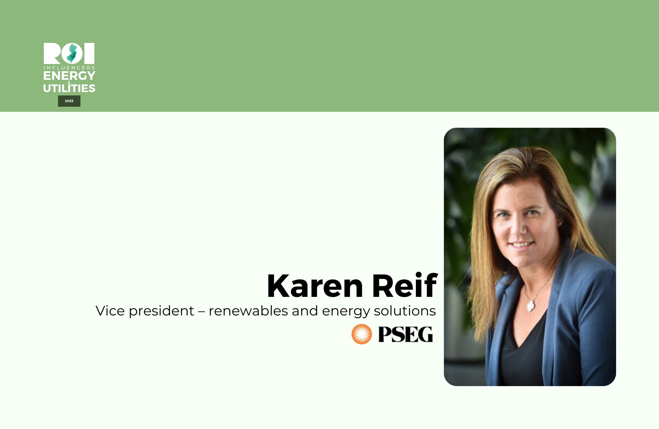 Reif_Karen_ROI Influencers_Energy and Utilities 2023