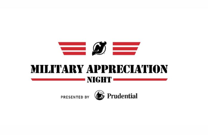 New Jersey Devils and Prudential Center military appreciation night