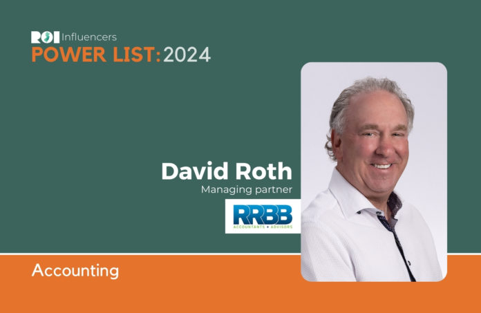 David Roth For Senate ROI Influencers Power List 2024: Accounting — David Roth | ROI-NJ