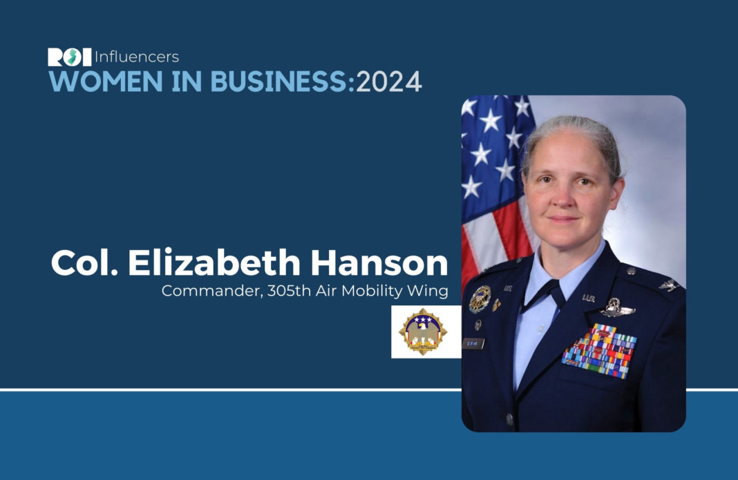 Elizabeth Rae Hanson ROI Influencers: Women in Business 2024 — Col. Elizabeth Hanson | ROI-NJ