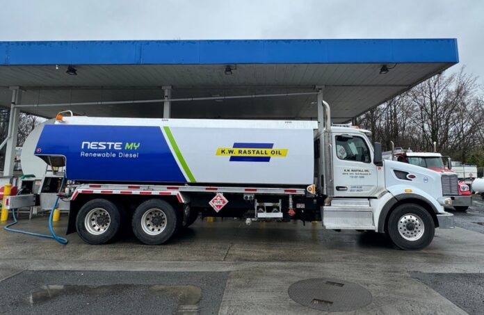 KW Rastall Oil introduces renewable hydrotreated vegetable oil