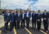 Elected officials, transportation leaders celebrate North Portal Bridge reaching 50% completion milestone