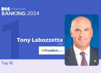 ROI Influencers: Banking 2024: Top 10 — No. 1 Tony Labozzetta