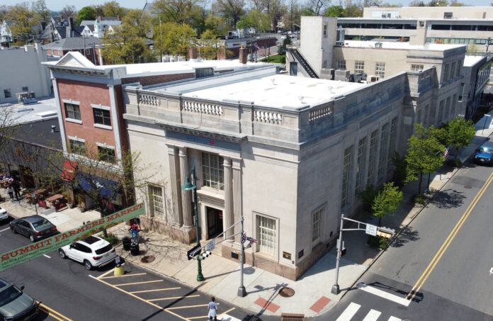 Iconic bank building in downtown Summit for lease; Pierson Commercial ...