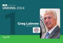 ROI Influencers: Unions 2024: Top 10 — No. 1 Greg Lalevee