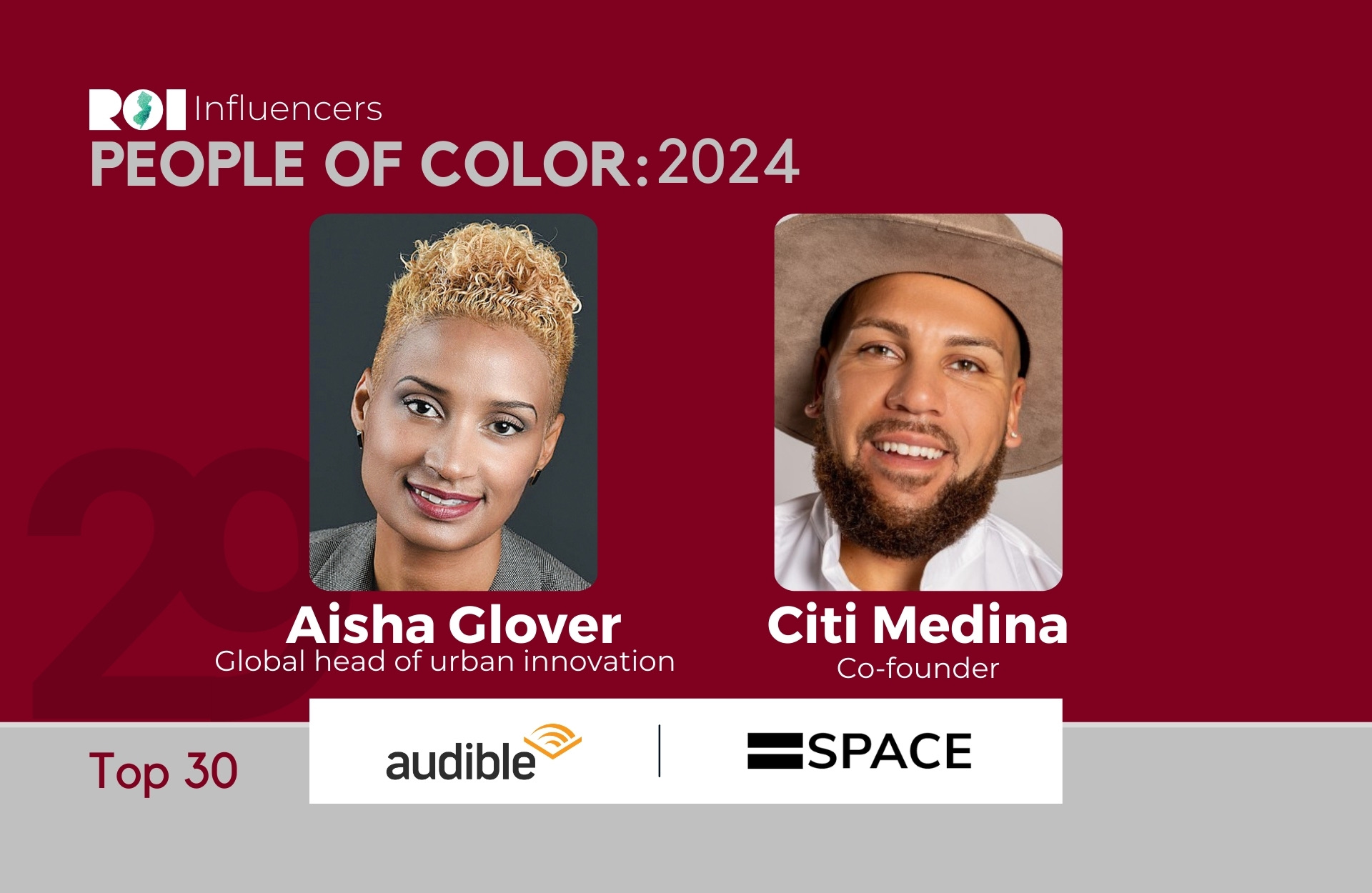 ROI Influencers People of Color 2024: Top 30 — #29 Aisha Glover; Citi ...