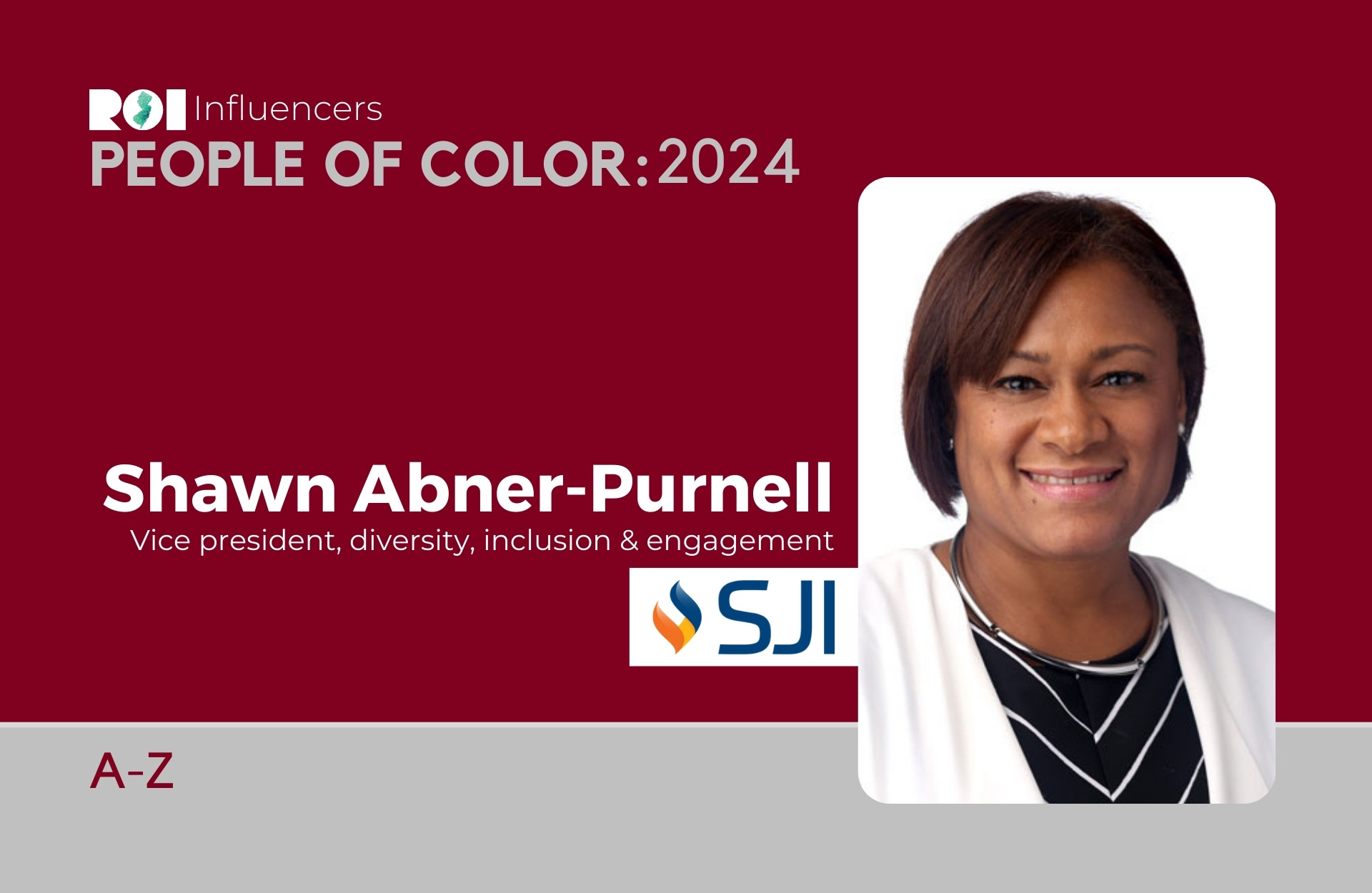 ROI Influencers: People of Color 2024 — Shawn Abner-Purnell | ROI-NJ