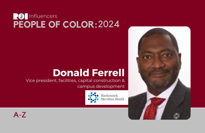 ROI Influencers: People of Color 2024 — Donald Ferrell | ROI-NJ