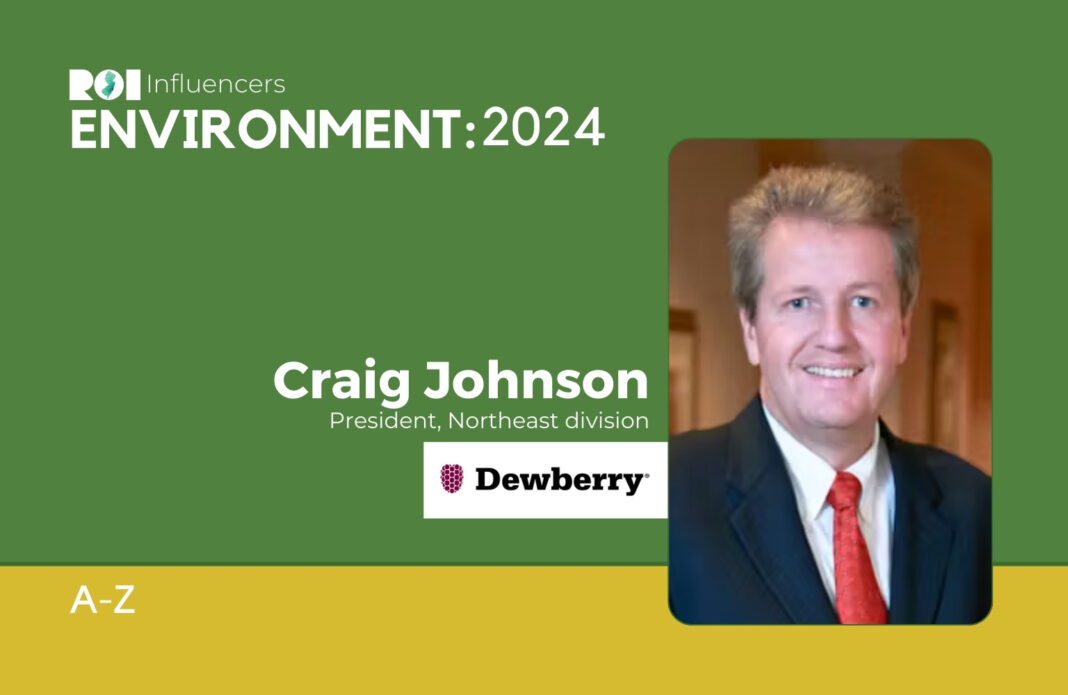 ROI Influencers: Environment 2024 — Craig Johnson | ROI-NJ