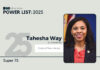ROI Influencers Power List 2025: Super 75 — No. 25 Tahesha Way
