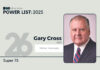 ROI Influencers Power List 2025: Super 75 — No. 26 Gary Cross