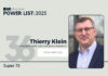 ROI Influencers Power List 2025: Super 75 — No. 36 Thierry Klein
