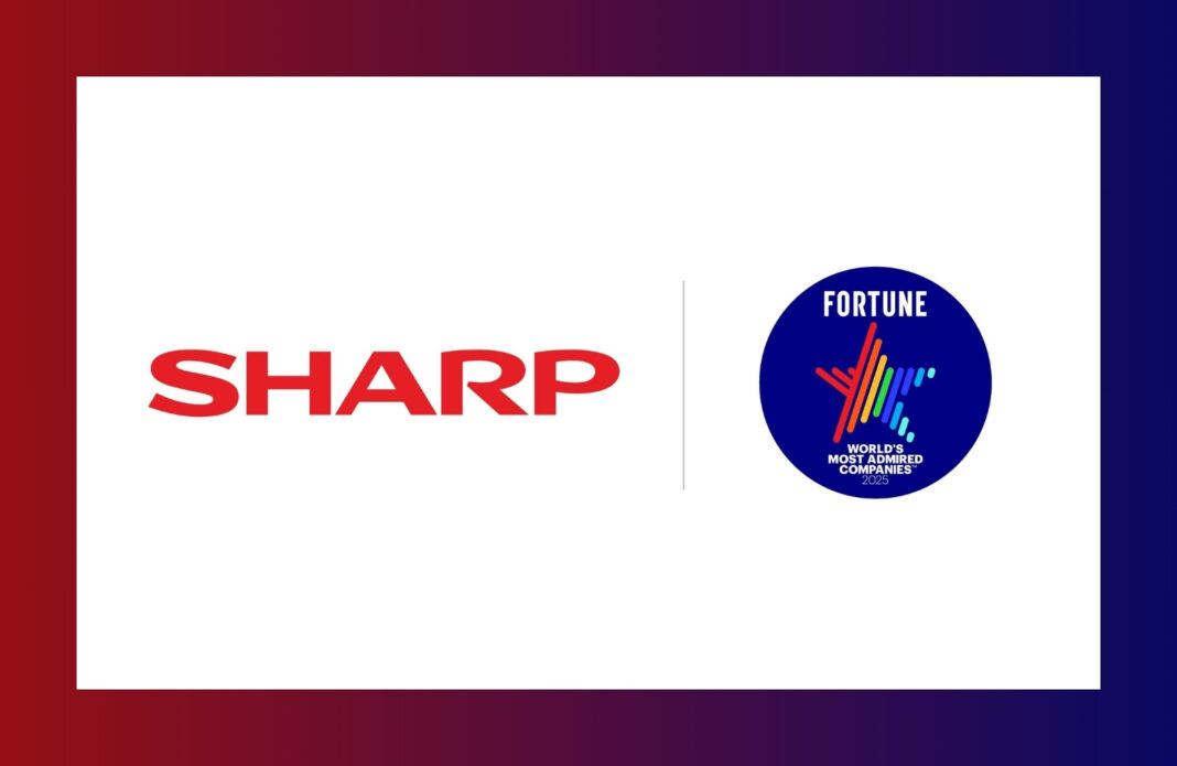 Sharp 2025 Sharp Electronics Named to 2025 Fortune World's Most Admired Companies ...