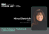 ROI Influencers Power List 2026: Public Relations, Marketing & Communications — Nina Dietrich