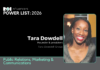 ROI Influencers Power List 2026: Public Relations, Marketing & Communications — Tara Dowdell