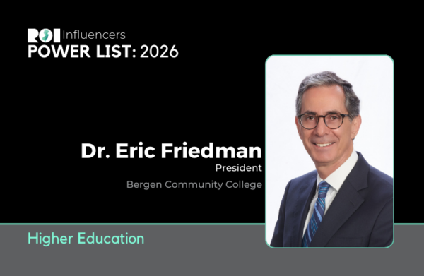 ROI Influencers Power List 2026: Higher Education — Dr. Eric Friedman ...