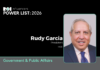 ROI Influencers Power List 2026: Government & Public Affairs — Rudy Garcia