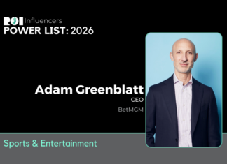 ROI Influencers Power List 2026: Sports & Entertainment — Adam Greenblatt