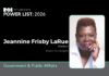 ROI Influencers Power List 2026: Government & Public Affairs — Jeannine Frisby LaRue
