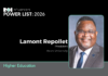 ROI Influencers Power List 2026: Higher Education — Lamont Repollet