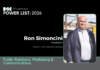 ROI Influencers Power List 2026: Public Relations, Marketing & Communications — Ron Simoncini