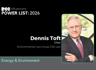 ROI Influencers Power List 2026: Energy & Environment — Dennis Toft