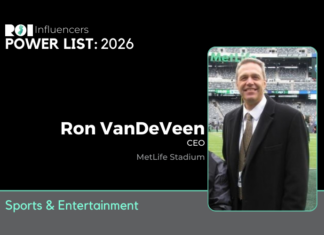 ROI Influencers Power List 2026: Sports & Entertainment — Ron VanDeVeen