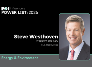 ROI Influencers Power List 2026: Energy & Environment — Steve Westhoven