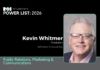 ROI Influencers Power List 2026: Public Relations, Marketing & Communications — Kevin Whitmer