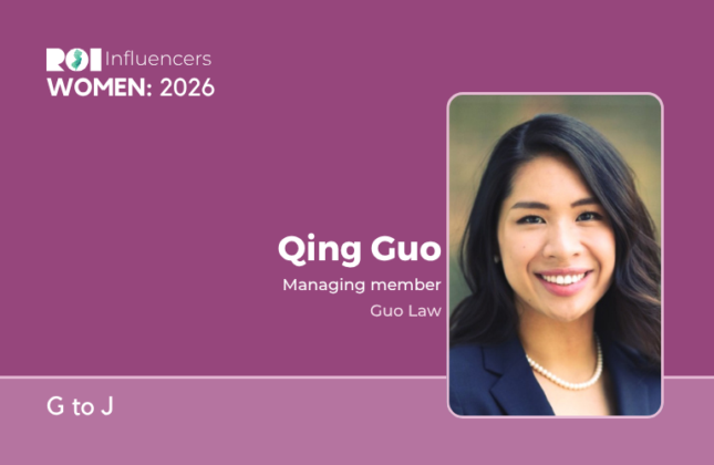 ROI Influencers: Women 2026 — Qing Guo | ROI-NJ