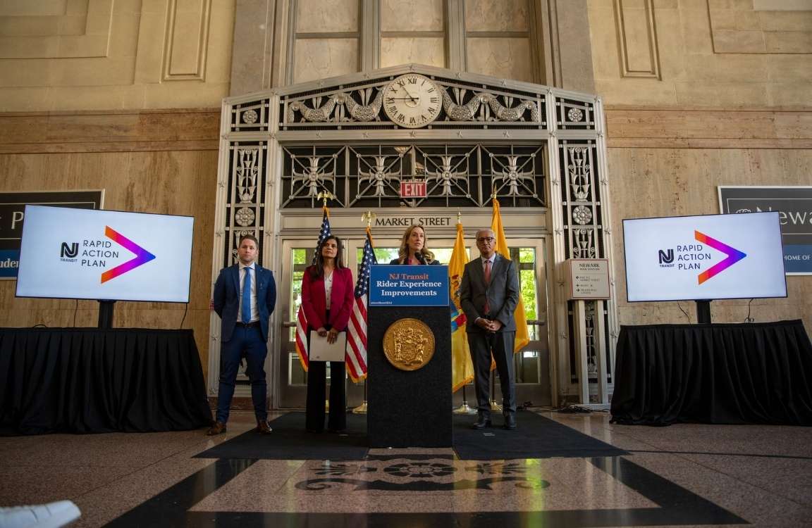 Gov. Sherrill releases NJ Transit action plan, launches redesigned mobile app